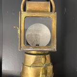 Lanterne pétrole laiton dore