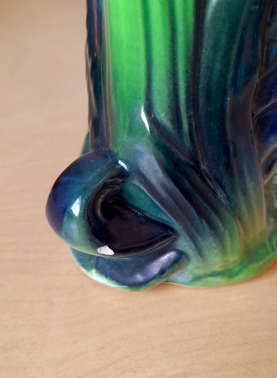 Duck pitcher in St Clément slip 1950