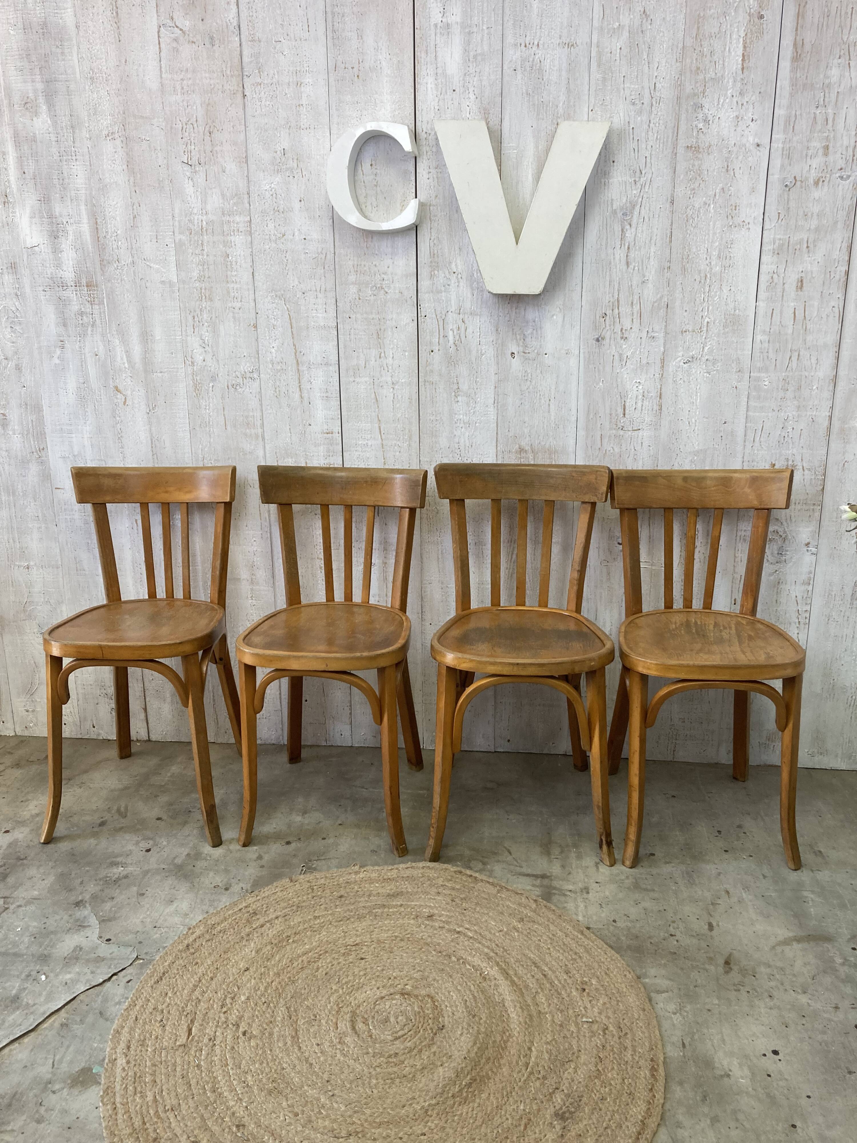 Set of 4 Baumann chairs
