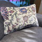 Turkish Carpet Floral Lumbar Pillow 40x60cm