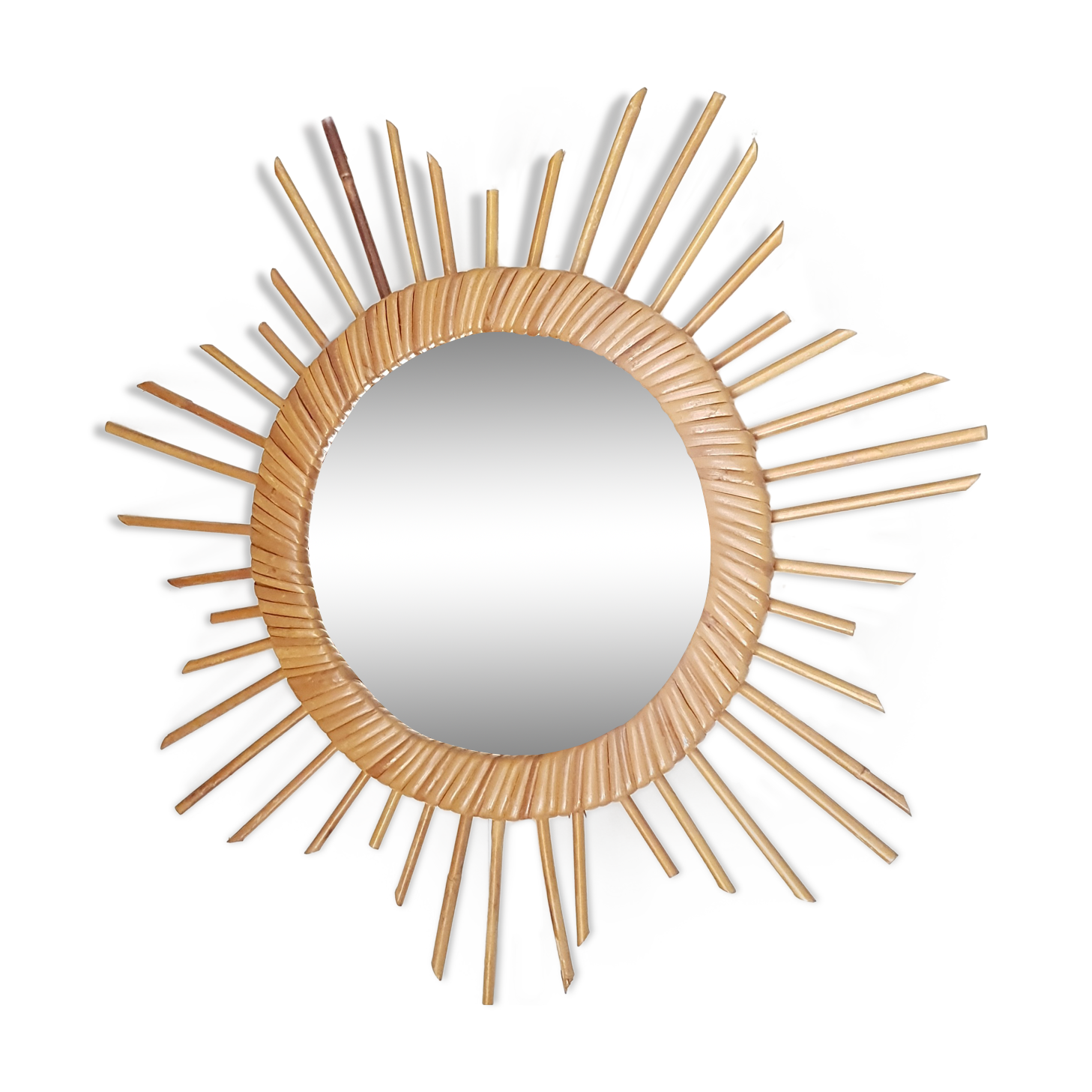 Mirror rattan sun