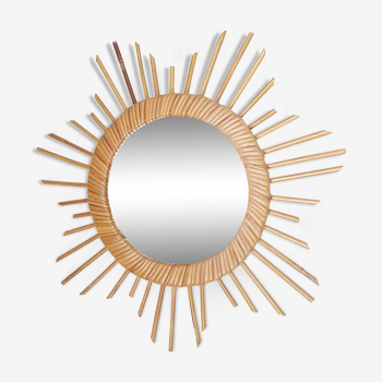 Mirror rattan sun