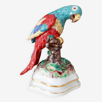 Nymphenburg porcelain parrot
