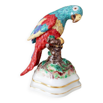 Nymphenburg porcelain parrot
