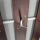 Vintage wall coat rack with 8 hooks and hat shelf