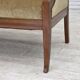 1950s, 2 seater Danish highback sofa, furniture velour, laqered teak wood.