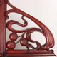 Antique Art Nouveau walnut buffet with decorations, Italy, 19th century.