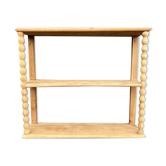 Étagère artisanale en merisier