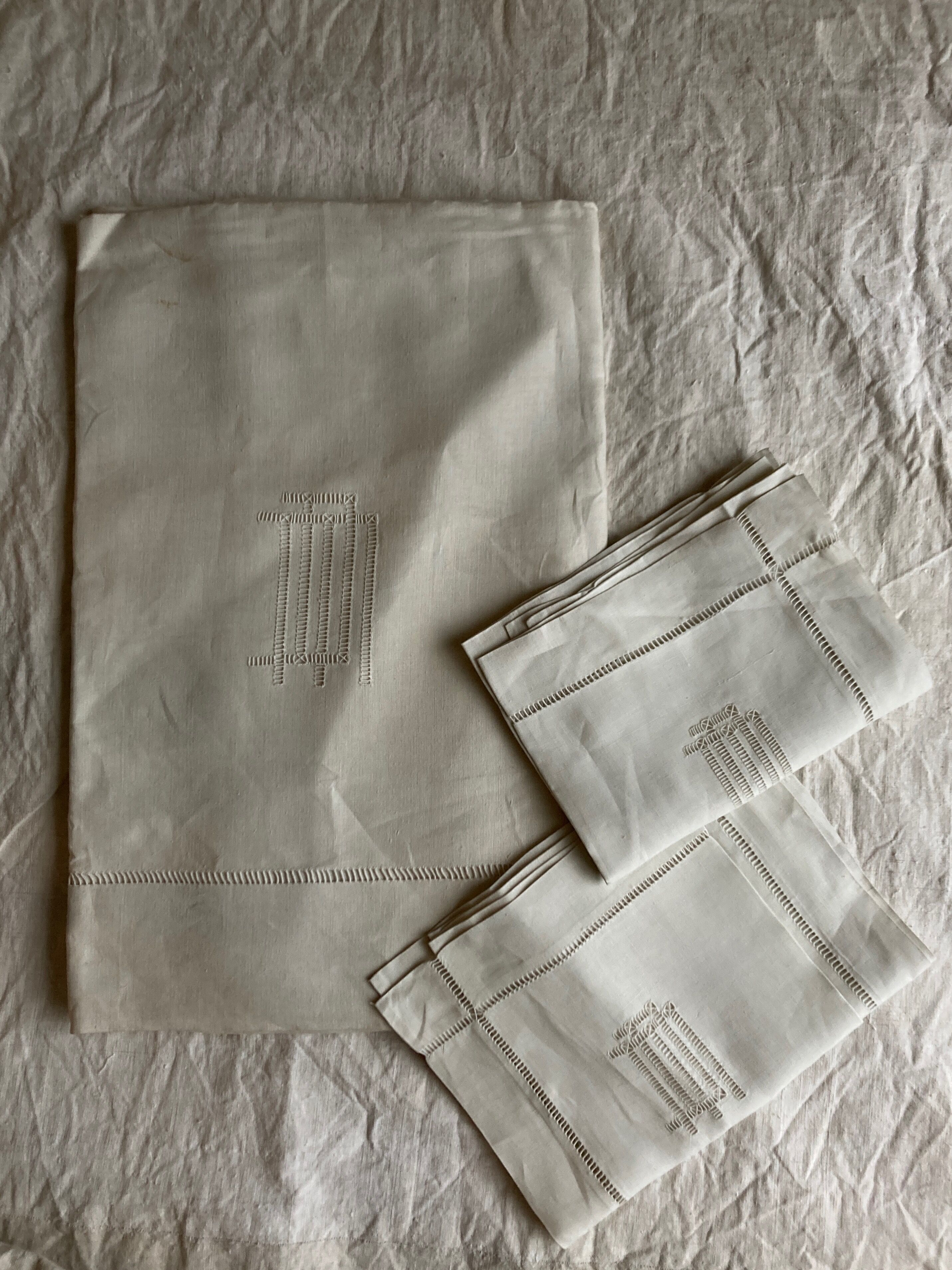 Set sheet and pillowcases reserve trousseau linen days Venice