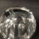Baccarat Crystal Ashtray, Mortar and Pestle design, Stamped, France