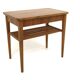 Table de chevet en orme, Swedish Modern, Suède, 1940