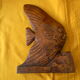 Wooden sculpture representing a langeac fish