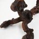 Carved Walnut Pedestal Table with Putto, France 1850s