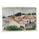 Signed watercolor, dated 1955 / Taverny