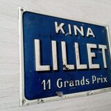 Old Lillet advertising plaque