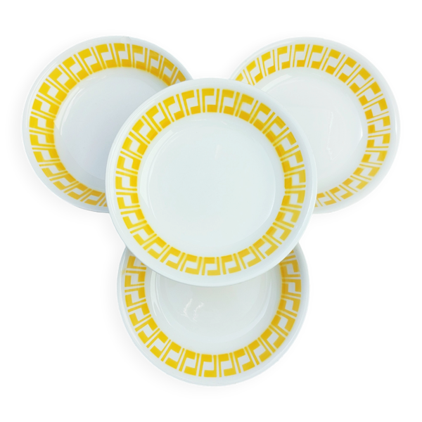 Assiettes creuses Digoin Sarreguemines Domi