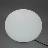 Mid-Century Glass Table Lamp, Italy, 1980s