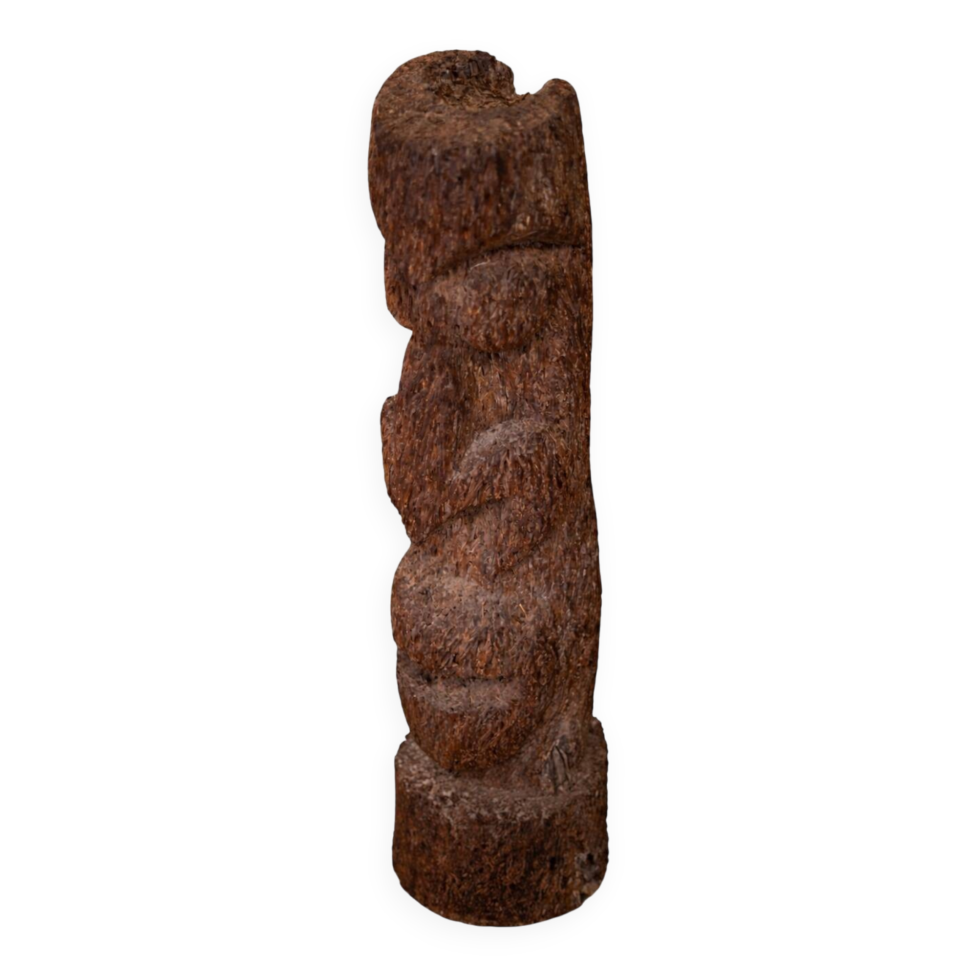 Tree fern totem statue