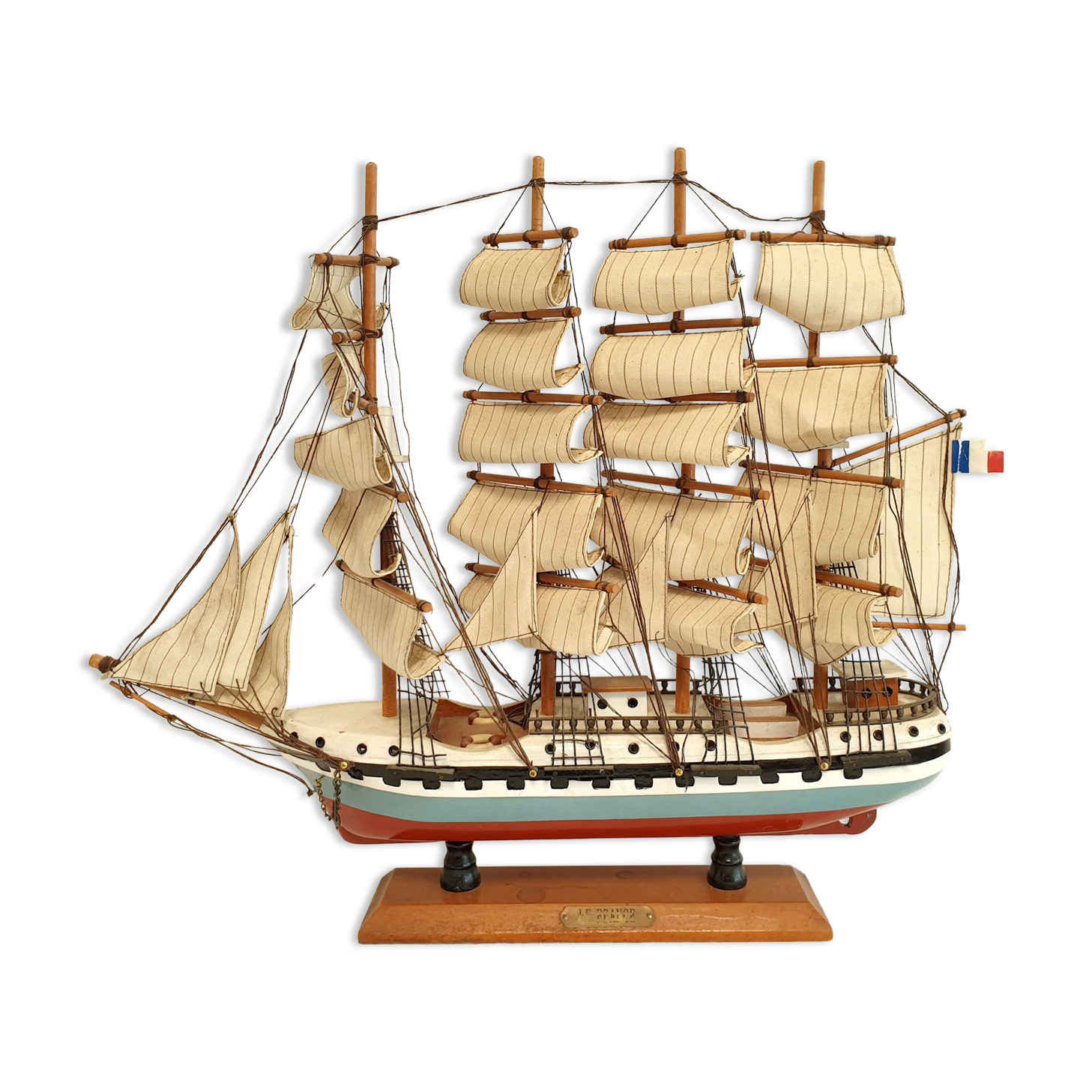 model of sailing boat / sailboat / old rigging