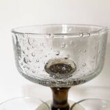 Blown bubble glasses