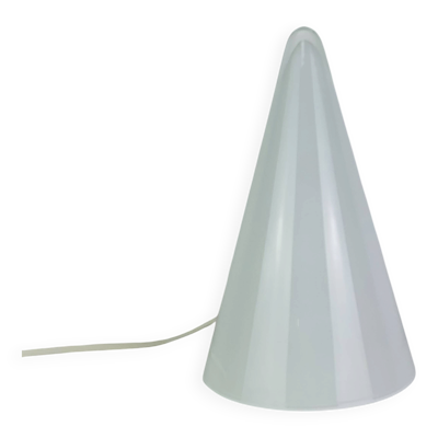 Lampe conique Teepee SCE, verre blanc, design