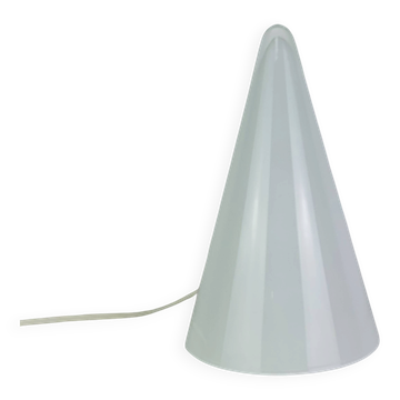 Teepee conical lamp SCE, white glass, design