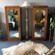 Art deco twin cabinets