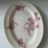 Beautiful Longchamp Terre de Fer dish with pink floral cornflower design