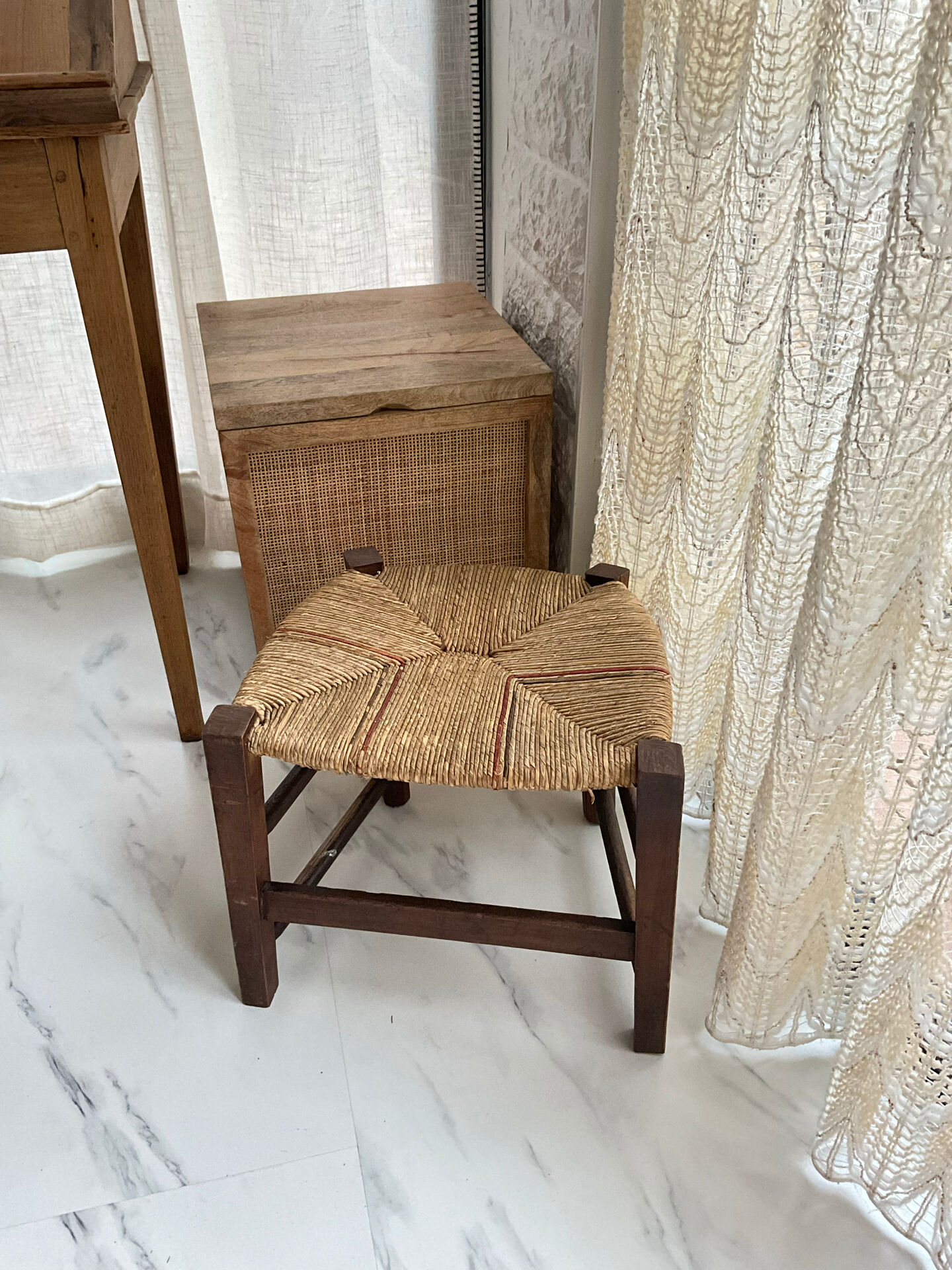 Straw stool