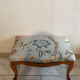 Louis XV style footstool with floral pattern