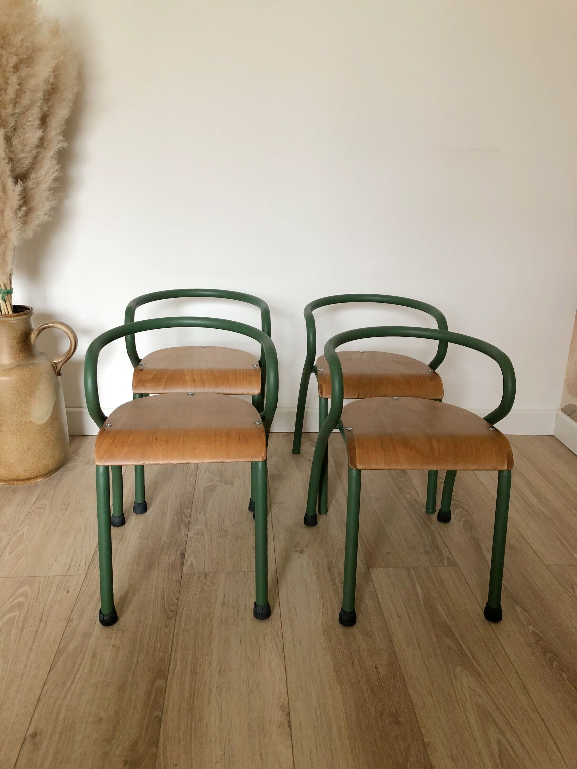 Nursery school chairs by Jacques Hitier, 50s