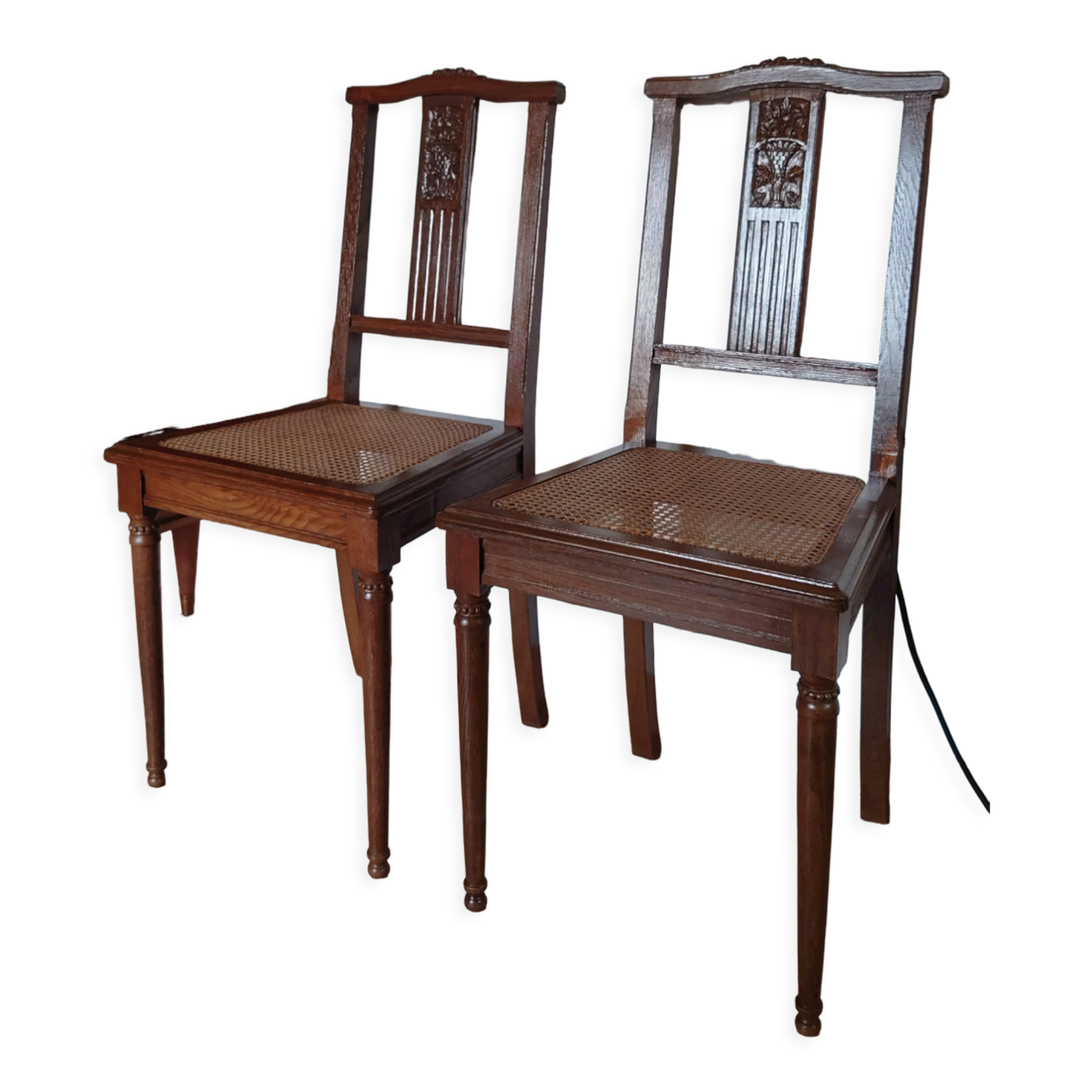 Pair of 1930s chairs, Louis XVI style
