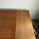 Vintage Scandinavian teak dining table 1970s – 2 integrated extensions
