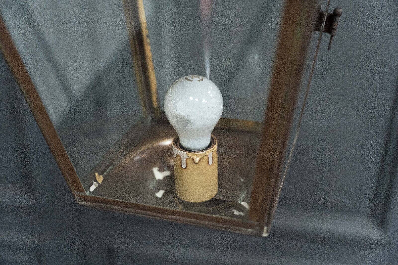 Copper or brass lantern mid-twentieth 1960