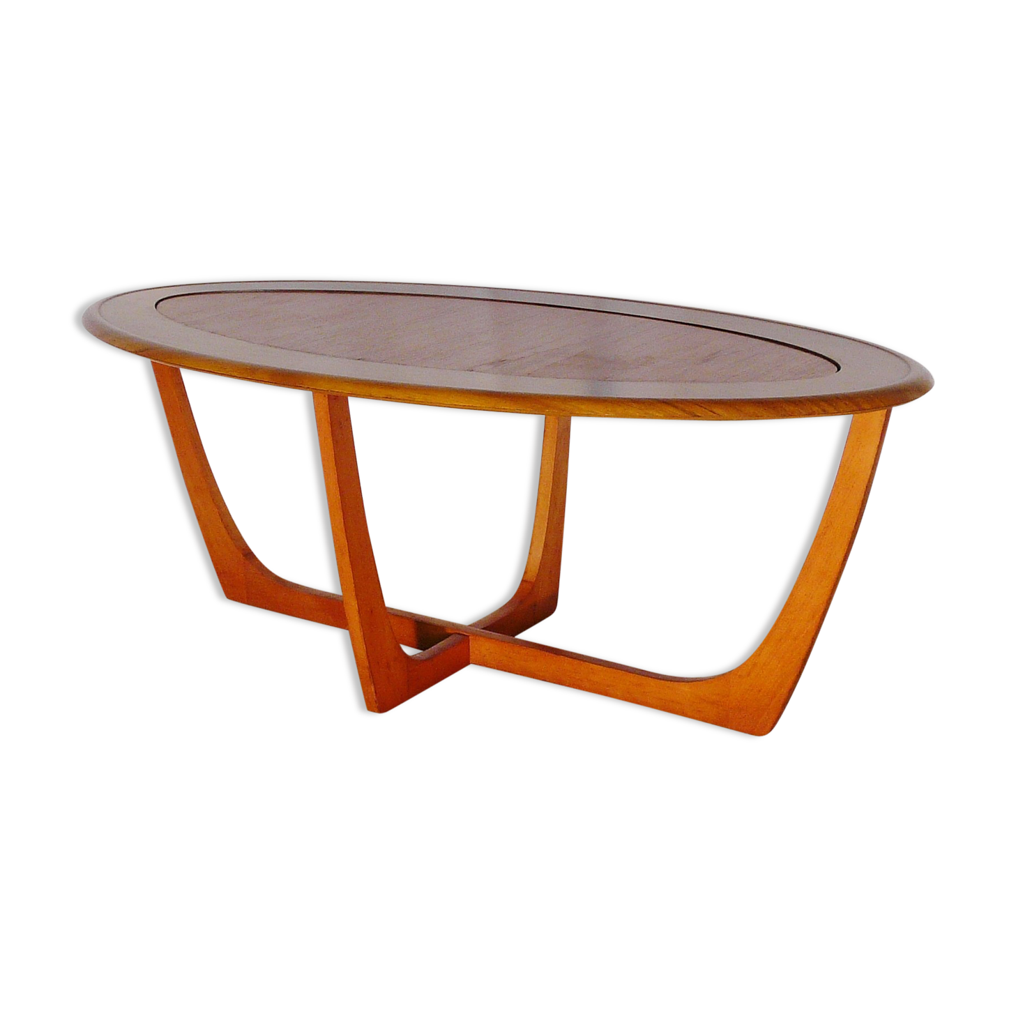 Scandinavian design oval coffee table
