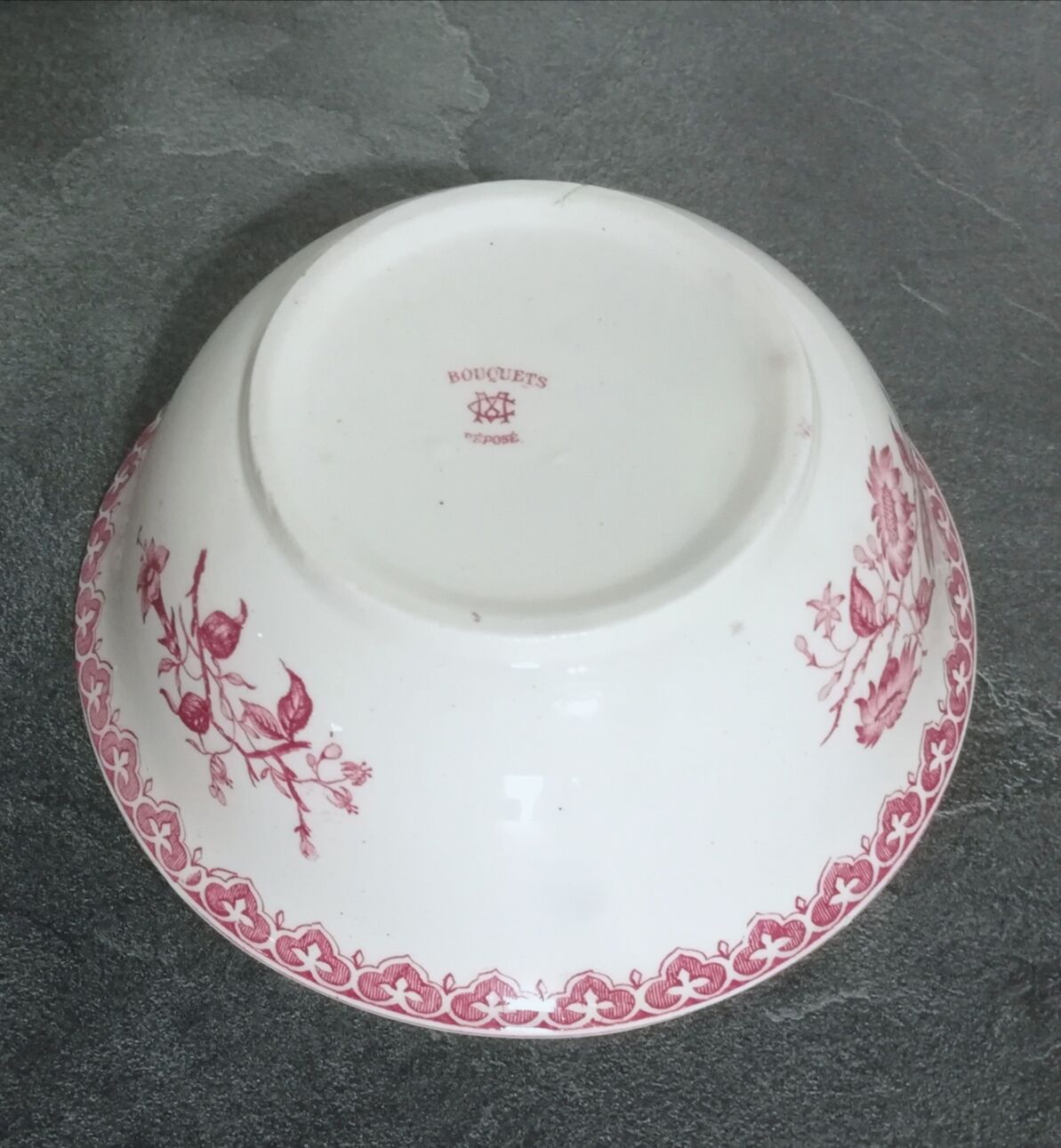 Soap holder in Creil Montereau earthenware