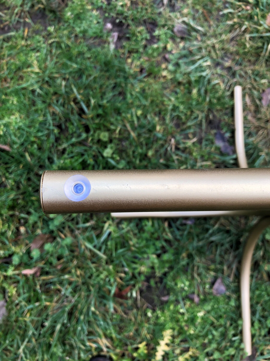 Octagonal table smoked glass