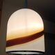 Lampe suspendue verre de Murano 1970s
