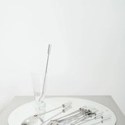 Set à couverts à cocktail moderniste, années 1980