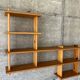 Modernist pine shelf bookcase Regain