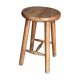 Wooden alpine-style stool