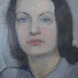 Portrait of a woman from the 60s