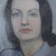 Portrait of a woman from the 60s