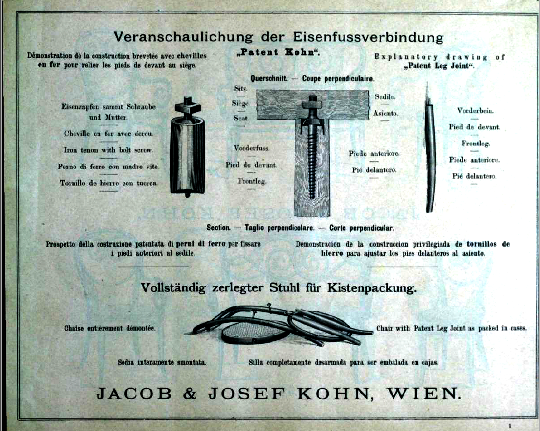 Bistrot chair KOHN N°30 1/2 seated Star, circa 1885