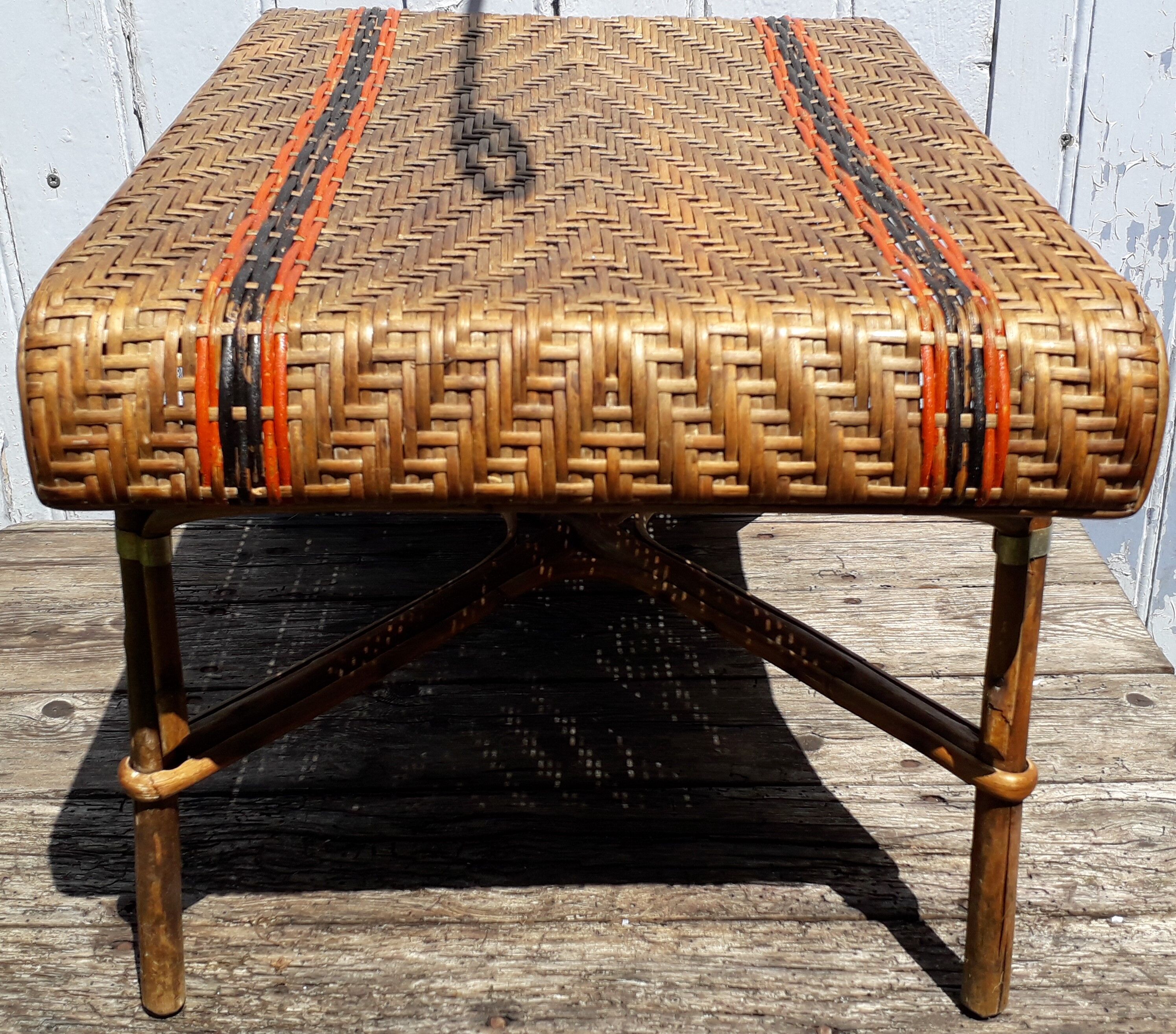 Rattan coffee table