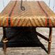 Table basse en rotin