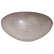 Italian domed ceiling or wall light in frosted Mazzega Murano glass, 1960s