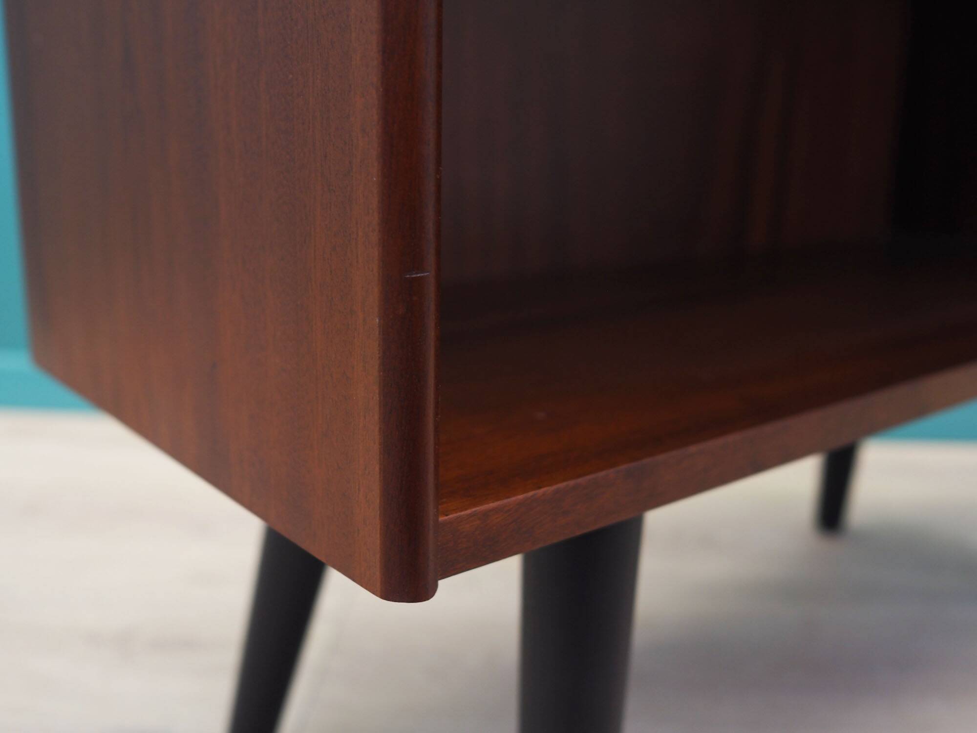 Mahogany bookcase, 60s, Danish design, manufacturing: Denmark