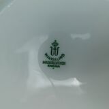 12 hollow plates Winterling Marktleuthen Bavaria White and silver