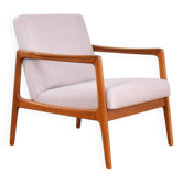 Mid-Century Swedish Teak Lounge Chair by Alf Svensson for Dux, 1960s.
